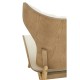 Oslo Winged Back Ivory Accent Chair