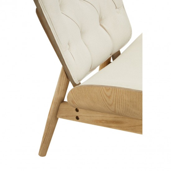 Oslo Winged Back Ivory Accent Chair