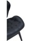 Olso Black Leather Accent Chair