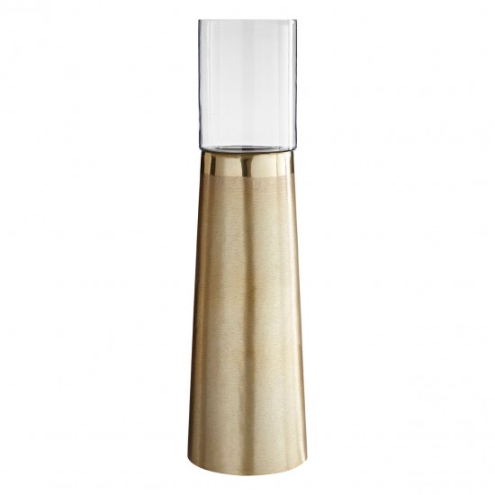 Etna Large Gold Pillar Candle