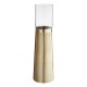 Etna Large Gold Pillar Candle