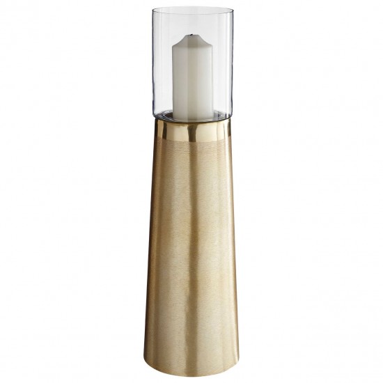Etna Large Gold Pillar Candle