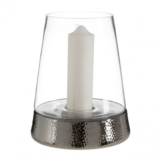 Dimple Large Hurricane Candle Holder 