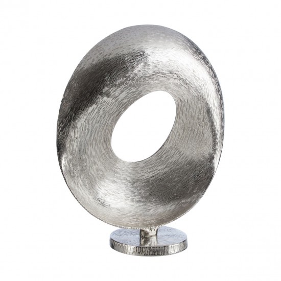 Lexington Halo Nickel Finish Sculpture