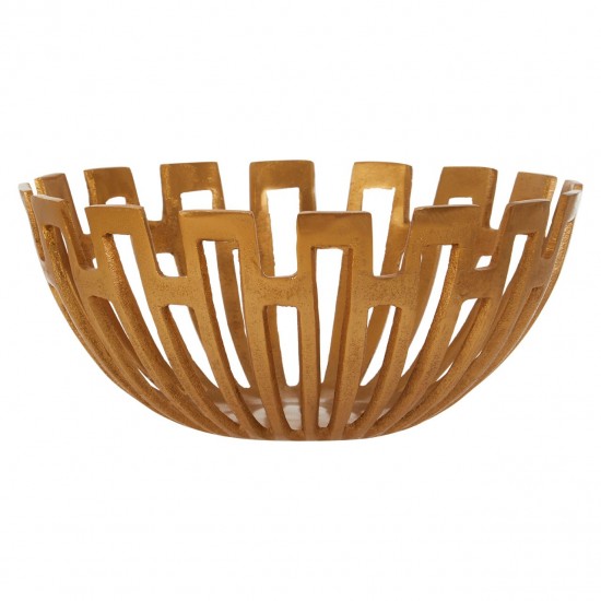 Lexington Small Gold Finish Decorative Bowl