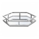 Harbor Silver Finish Hexagonal Tray 