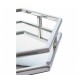 Harbor Silver Finish Hexagonal Tray 