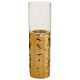 Dimple Medium Gold Pillar Candle  
