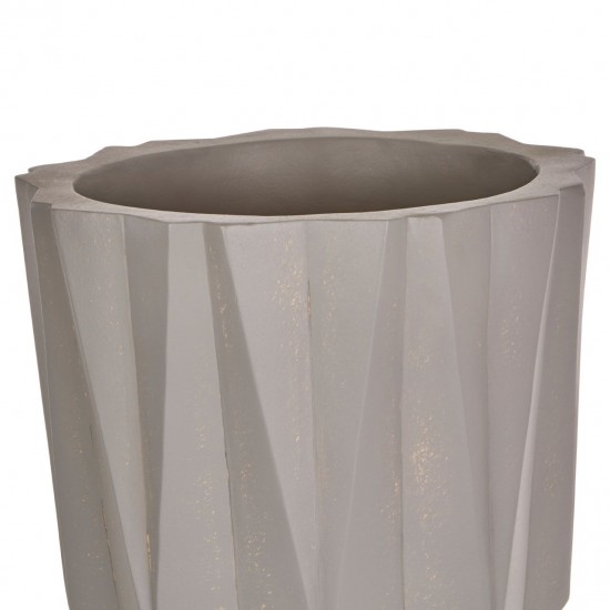 Duffie Large Light Grey Planter
