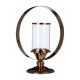 Lexington Small Bronze Finish Halo Candle Holder