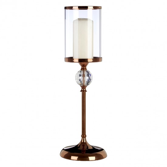 Lexington Small Bronze Pillar Candle Holder