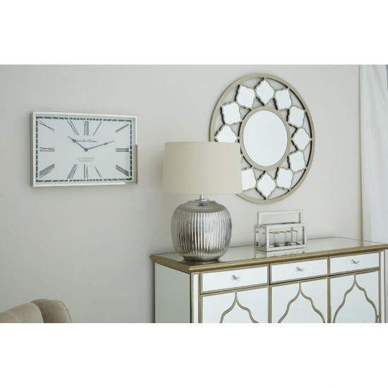 Lexington Chrome Finish 3 Light Lantern