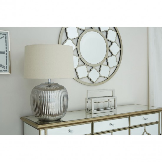 Lexington Chrome Finish 3 Light Lantern