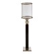 Lexington Black and Silver Finish Small Floor Standing Candle Holder 