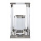 Milan Large Silver Finish Lantern