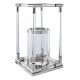 Milan Large Silver Finish Lantern