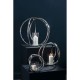 Lexington Large Sphere Chrome Candle Holder