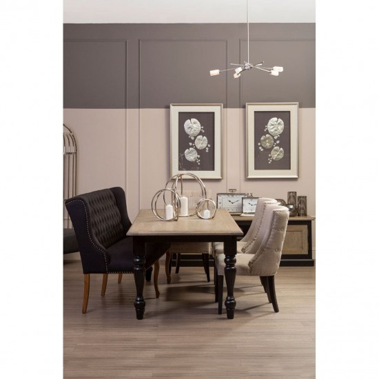 Lexington Small Sphere Chrome Candle Holder