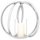 Lexington Medium Sphere Chrome Candle Holder