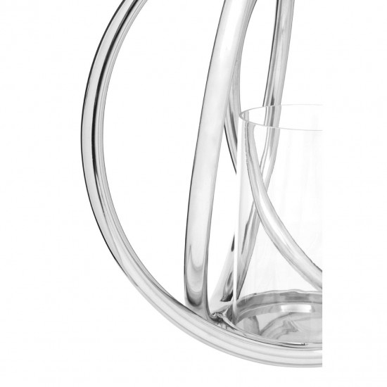 Lexington Medium Sphere Chrome Candle Holder