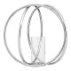Lexington Large Sphere Chrome Candle Holder