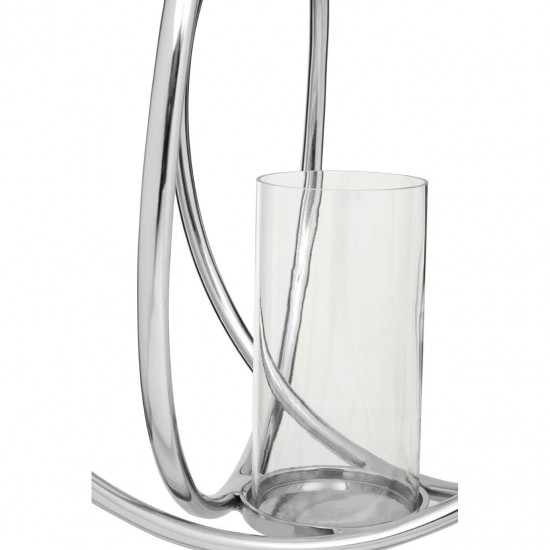 Lexington Large Sphere Chrome Candle Holder