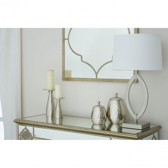 Lexington Nickel Finish Large Jar