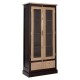 Loire Oak, Birch Wood and Glass Cabinet 
