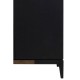 Errigal Dark Oak and Black Large Cabinet