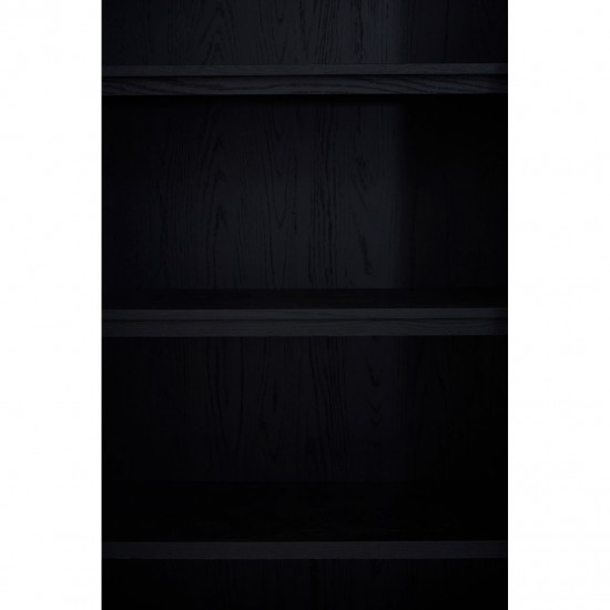 Errigal Dark Oak and Black Large Cabinet