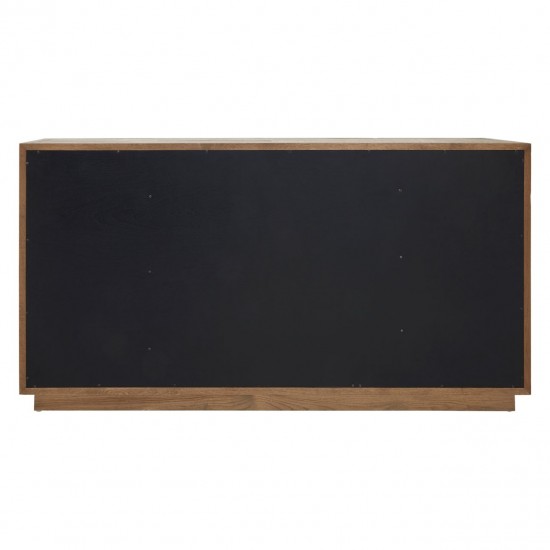 Errigal Dark Oak and Glass Sideboard
