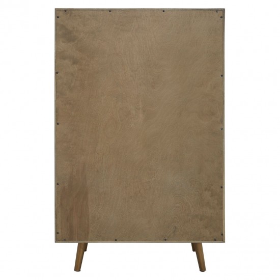 Errigal Dark Oak and Elm Tall Drawer Chest