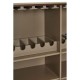 Rogano Luxe Deep Walnut Wine Cabinet