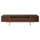 Rogano Luxe Deep Walnut Media Cabinet
