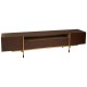 Rogano Luxe Deep Walnut Media Cabinet