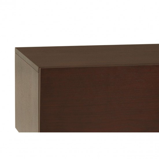 Rogano Luxe Deep Walnut Media Cabinet