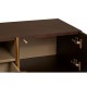 Rogano Luxe Deep Walnut Media Cabinet