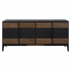 Errigal Dark Oak and Black Sideboard