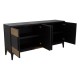 Errigal Dark Oak and Black Sideboard