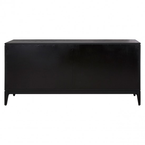 Errigal Dark Oak and Black Sideboard