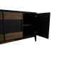 Errigal Dark Oak and Black Sideboard