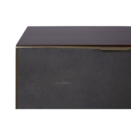 Brompton Shagreen Media Cabinet