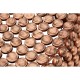 Moura Copper Finish Beaded Coffee Table