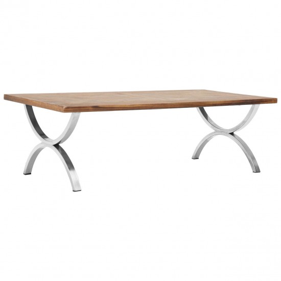 Hoboken Wood And Steel Coffee Table 