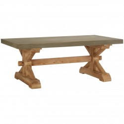 Tuscany Wood And Grey Coffee Table