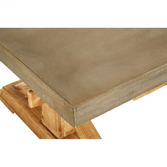 Tuscany Wood And Grey Coffee Table