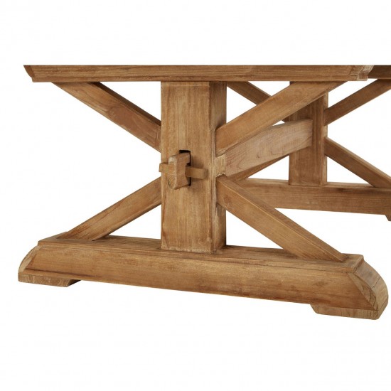 Tuscany Wood And Grey Coffee Table