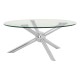 Gatsby Silver Finish Coffee Table 