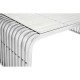 Lexington Slatted Silver Finish Coffee Table 