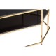 Eclectic Gold And Black Coffee Table 